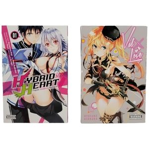 English Manga Lot - Val x Love & Hybrid x Heart Vol 1  - Yen Press